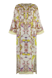 Printed kaftan dress